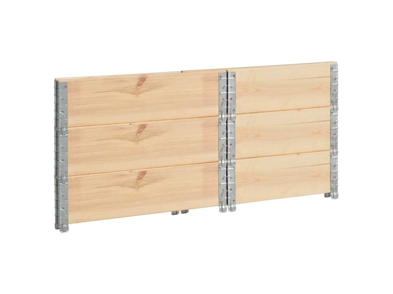  Jardinière - bac à fleurss surélevées 3 pcs 60x80 cm bois de pin solide  - Conforama D