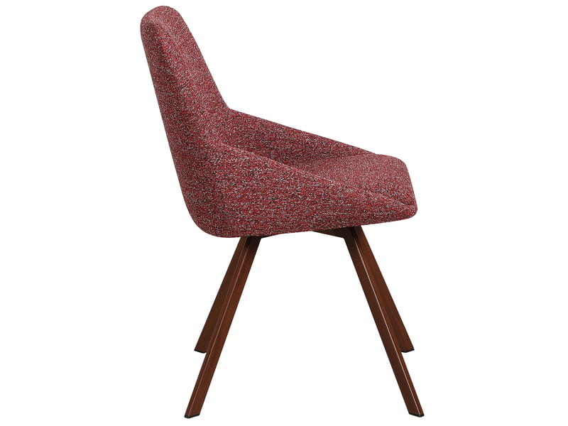  Selsey yanii - chaise pivotante - 50 cm - bouclé bordeaux Yanii - Conforama D