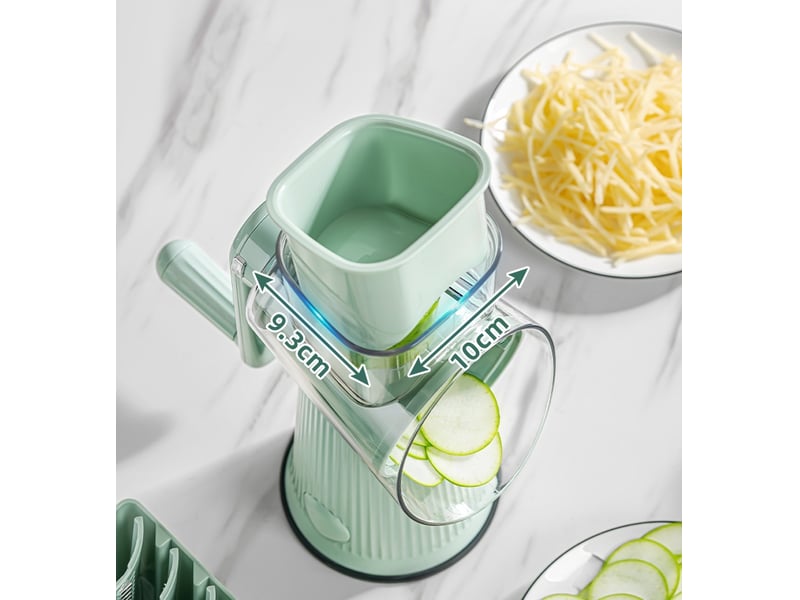 Râpe à fromage rotative avec 3 tambours – 12,5x27 cm - Conforama E