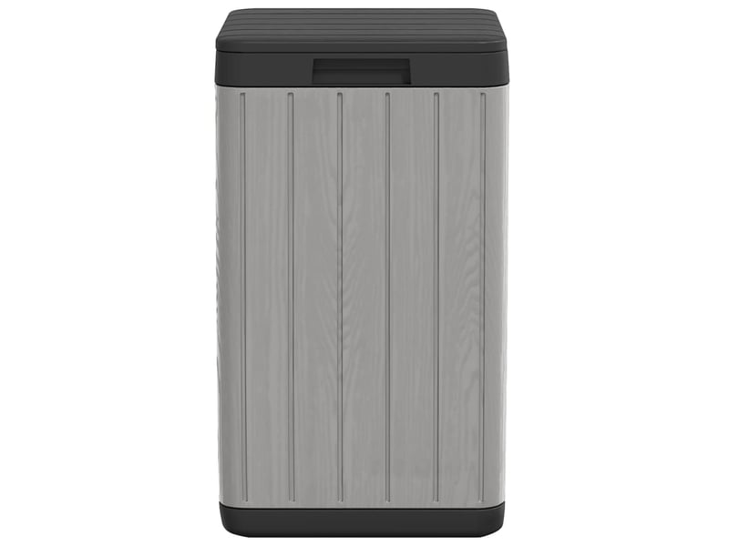  Poubelle d'extérieur 38 x 38 x 65 cm pp gris 02_0043836  - Conforama C