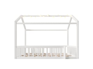 Lit cabane 2x90x190 cm RAUMIO   coloris blanc