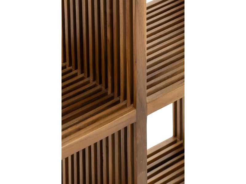  Étagère 4 cases en bois lars 80cm naturel  - Conforama E