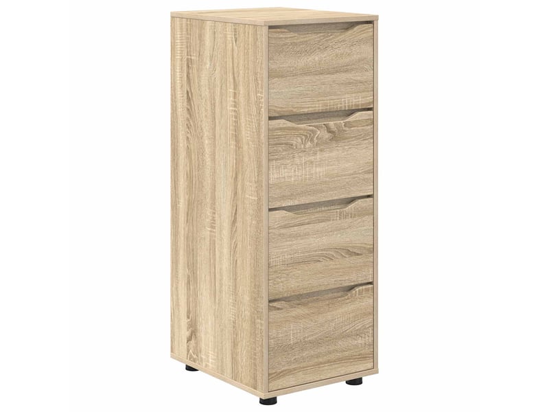  Armoire de rangement, commode de rangement 40 x 48 x 105 cm bois d'ingénierie shl6670  - Conforama A