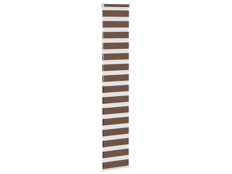  Store zèbre, store de fenêtre marron 50x200 cm largeur du tissu 45,9 cm polyester cf48709  - Conforama D