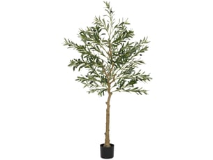 Olivier artificiel 150 cm plante artificielle intérieur, fausse plante décoration pour maison, bureau, salon, chambre