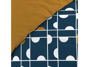 Parure de lit 3 pièces gabi 240x220cm bleu