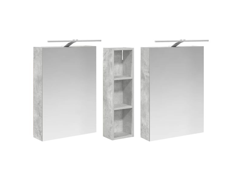  Ensemble de meubles de salle de bain 3 pcs 120x14.5x70 cm shl9786  - Conforama E