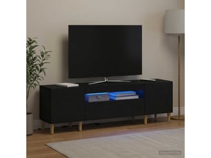 Meuble tv coloris noir 1 cm <strong></strong>  <strong></strong>