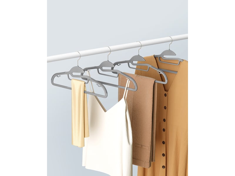 Ensemble de 20 cintres valora pldapic avec crochet rotatif à 360° Valora - Conforama E