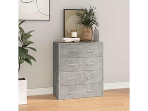 Buffet      - 60 cm coloris argenté 