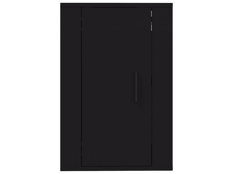  Lot de 2 meuble tv mural, meuble tv suspendu noir 40x34,5x60 cm  - Conforama E
