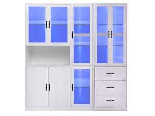 Vitrine coloris blanc  <strong></strong> <strong></strong> - x