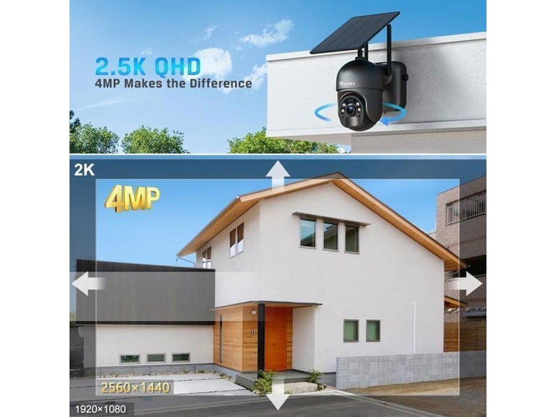  Camera de securite solaire 4g 4mp vision couleur pir alarme et projecteurs 149519_AABAA79769_6_DROPFR - Conforama B