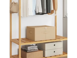 Boîte de rangement 6 pcs tissu intissé 43x34x23 cm 33,6 l shl24870