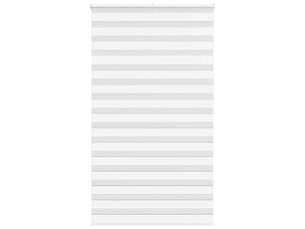 Store zèbre, store de fenêtre blanc 120x230 cm largeur du tissu 115,9cm polyester cf48360