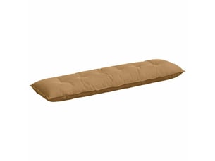 Coussin de dos, coussin de dossier marron 180 x 50 cm tissu en velours côtelé cf54803
