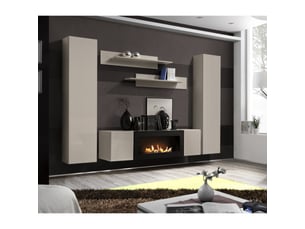 Bibliotheque coloris  beige  <strong>MEUBLORAMA</strong> <strong></strong> - 40 cm x 170 cm