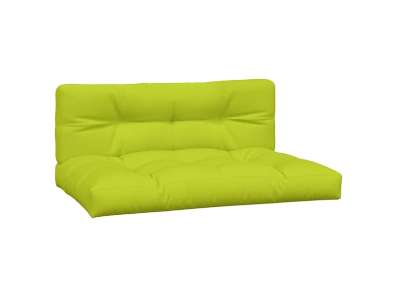  Lot de 2 coussins de palette, coussins de canapé vert vif tissu cf59645  - Conforama A