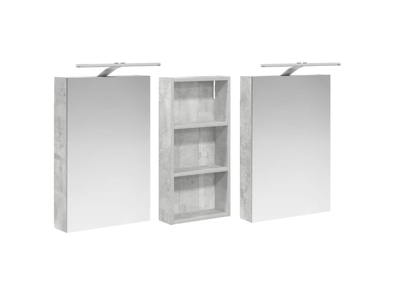  Ensemble de meubles de salle de bain 3 pcs 110x10.5x60.5 cm shl462  - Conforama E