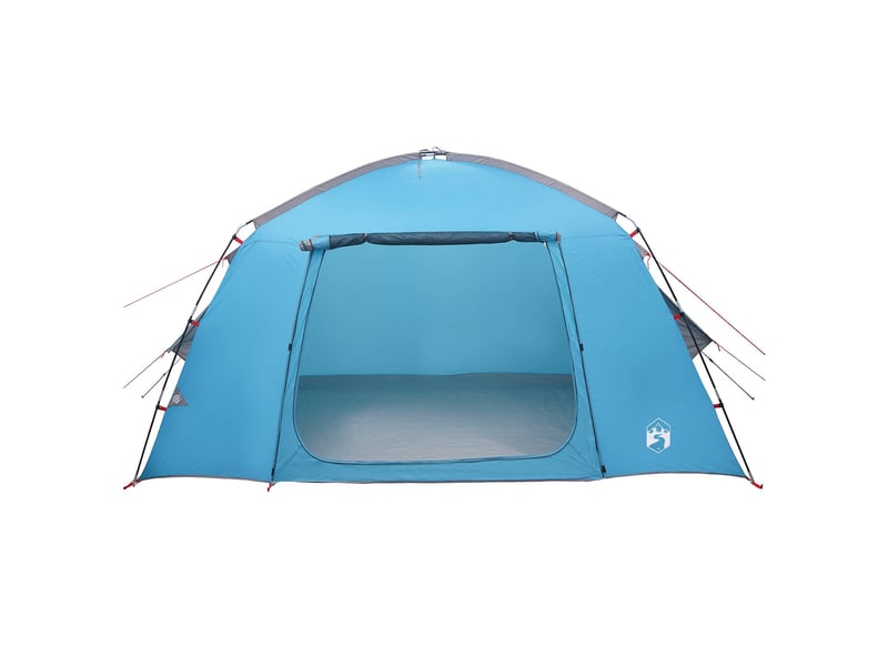 Tente de camping, tente cabane 4 personne bleu polyester  - Conforama D