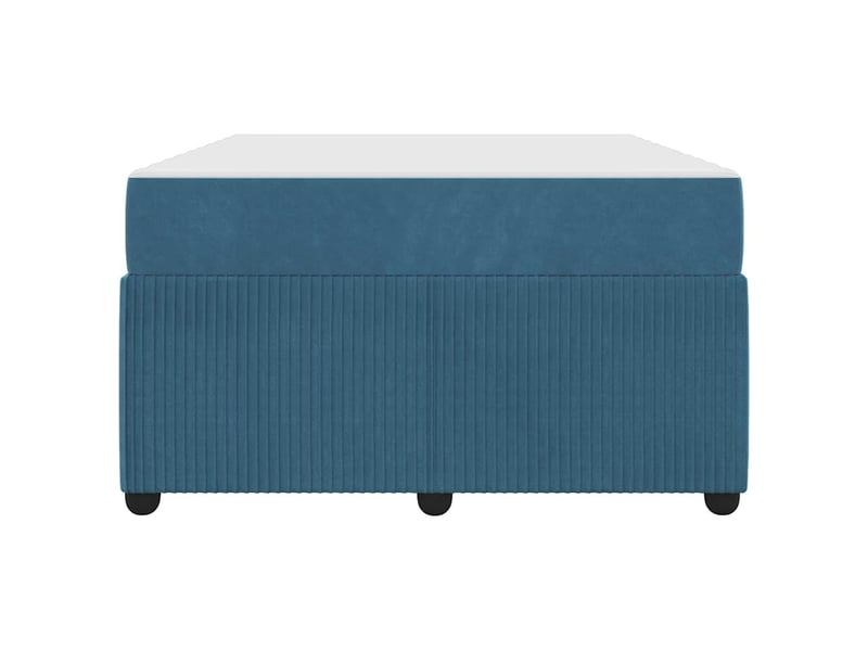  Lit double- lit adulte -  cadre de lit bleu 120 x 190 cm tissu  - Conforama D