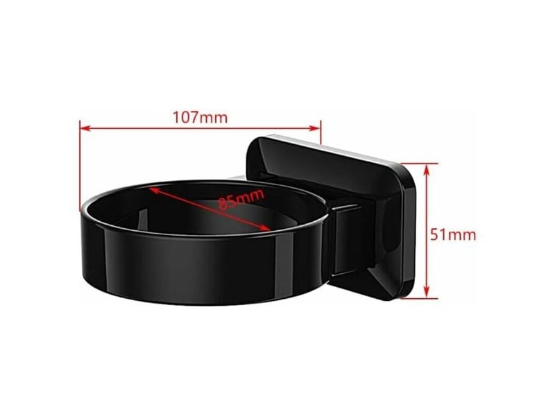 Porte seche cheveux support seche cheveux mural plastique porte sèche-cheveux porte seche cheveux sans percage sèche-cheveux organisateur - Conforama B