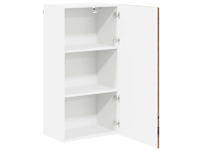 Meuble mural de cuisine, armoire de cuisine bois ancien 50x31x100cm shl2593 - Conforama E