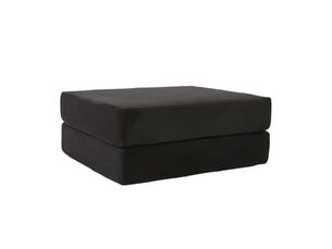 Pouf / repose pied <strong>BLOSSOM</strong> <strong>HFSN-1281BK</strong> noir