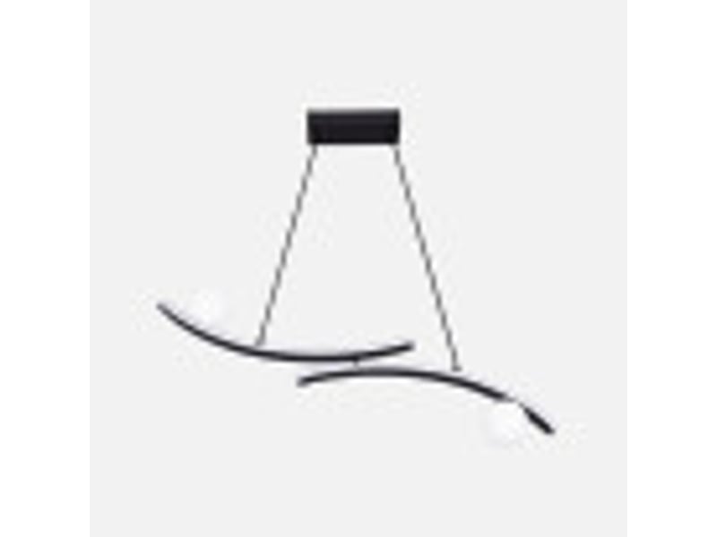  Fabrilamp fermoselle, suspension, moderne, led, 30 w, 2550 lm, 4000 k, noir, 50-150 x 82 x 9 cm 255193009 - Conforama B
