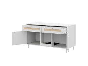 Armoire coloris blanc largeur 120 cm