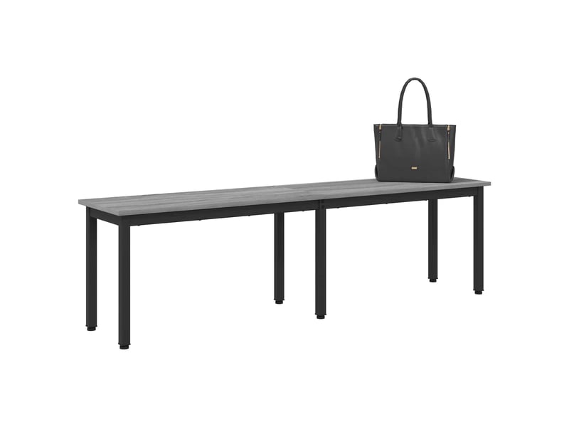 Banc d'entrée, banc d'intérieur gris sonoma 160x35x45 cm bois d'ingénierie  - Conforama C