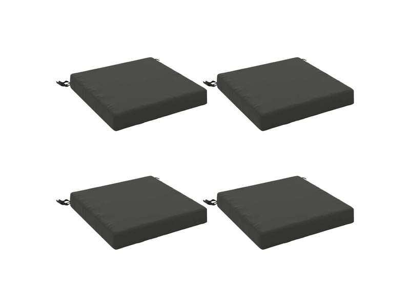  Lot de 4 coussins de siège, coussins d'assise soest 100 % polyester cf60136  - Conforama A