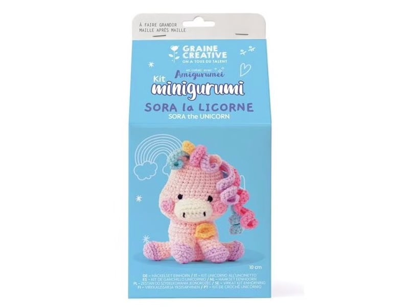  Kit crochet minigurumi sora la licorne 420334 - Conforama A