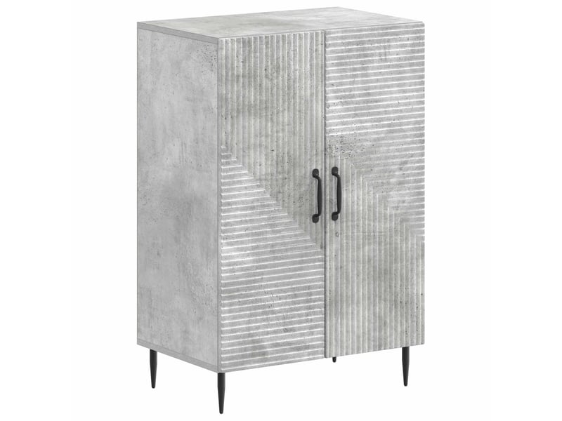  Meuble à chaussures, armoire à chaussures haarlem 59,5x39,5x89,5 cm gris béton  - Conforama A