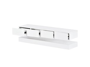 Meuble tv coloris blanc 130 cm <strong></strong>  <strong></strong>