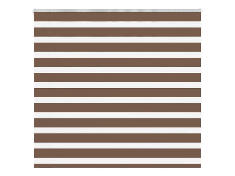  Store zèbre, store de fenêtre marron 160x150cm largeur du tissu 155,9cm polyester cf48692  - Conforama B