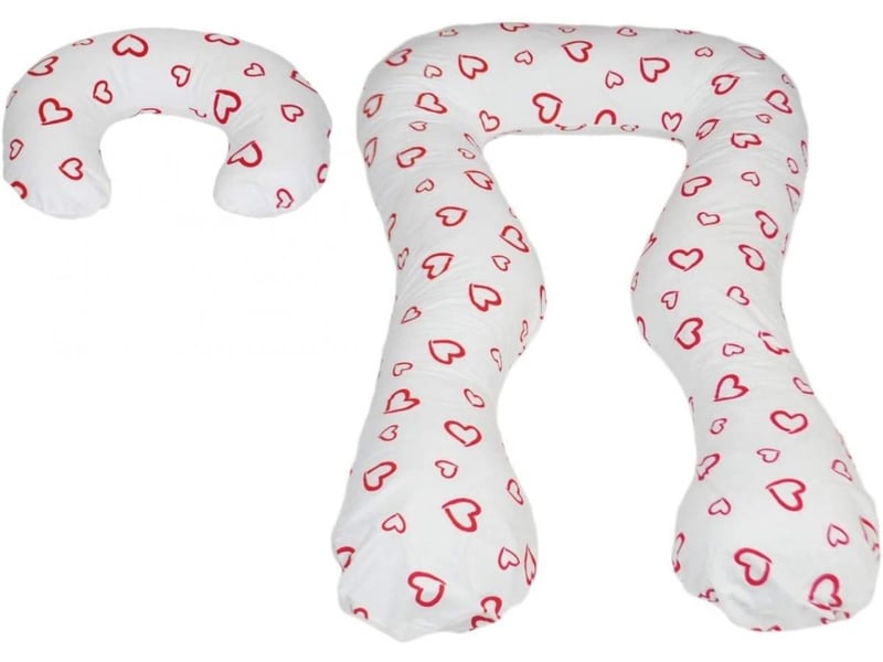  Ensemble coussins d'accouchement prepost natal pour les femmes coers rouges 4205423 - Conforama A