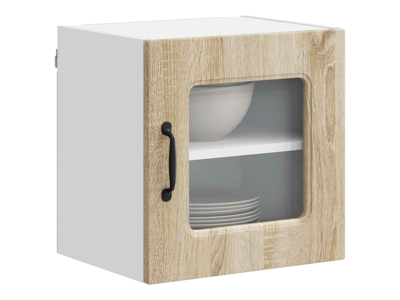  Meuble mural de cuisine | armoire de cuisine 2 pcs chêne sonoma shl8237  - Conforama C