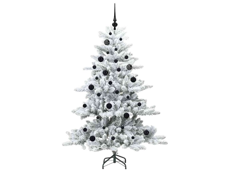 Sapin de noël, arbre de noël artificiel à branches articulées blanc 150 cm shl9944 - Conforama D