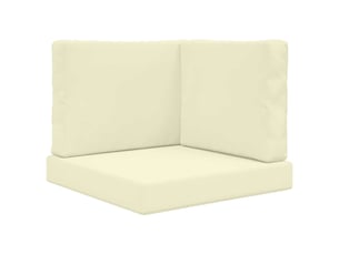Coussin de canapé d'extérieur, coussin de chaise polyester crème 60 x 60 cm cf54074