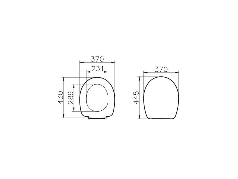  Abattant wc thermoplastique gris clair forme ovale fixation murale 562459 - Conforama B
