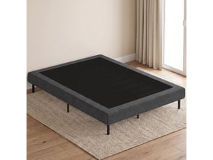 Lit 2 places 140x190 cm <strong></strong> <strong></strong> coloris gris