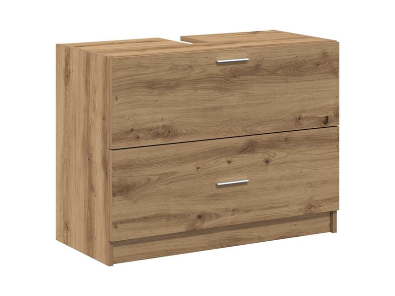  Cabinet de salle de bain, armoire salle de bain chêne artisanal 78 x 37 x 59 cm cf65298  - Conforama A