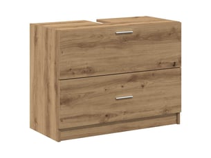 Cabinet de salle de bain, armoire salle de bain chêne artisanal 78 x 37 x 59 cm cf65298