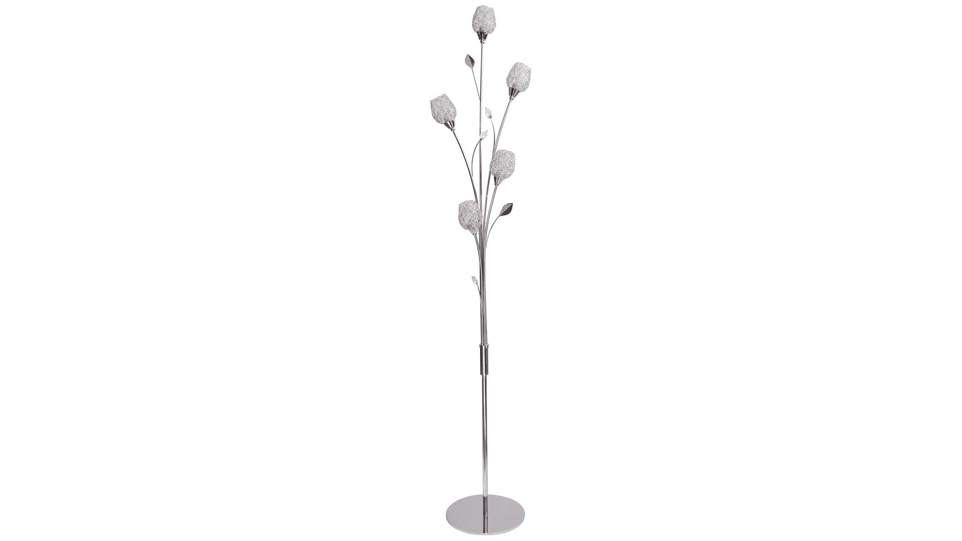 CONFORAMA Lampadaire 153 cm ADRIANA coloris argenté