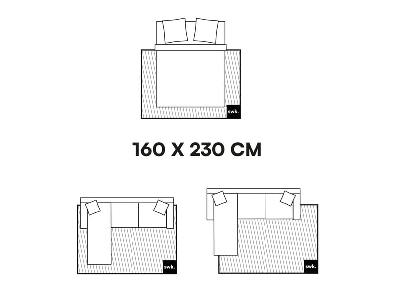 Tapis intérieur motif végétal crème lily 160x230cm  - Conforama F