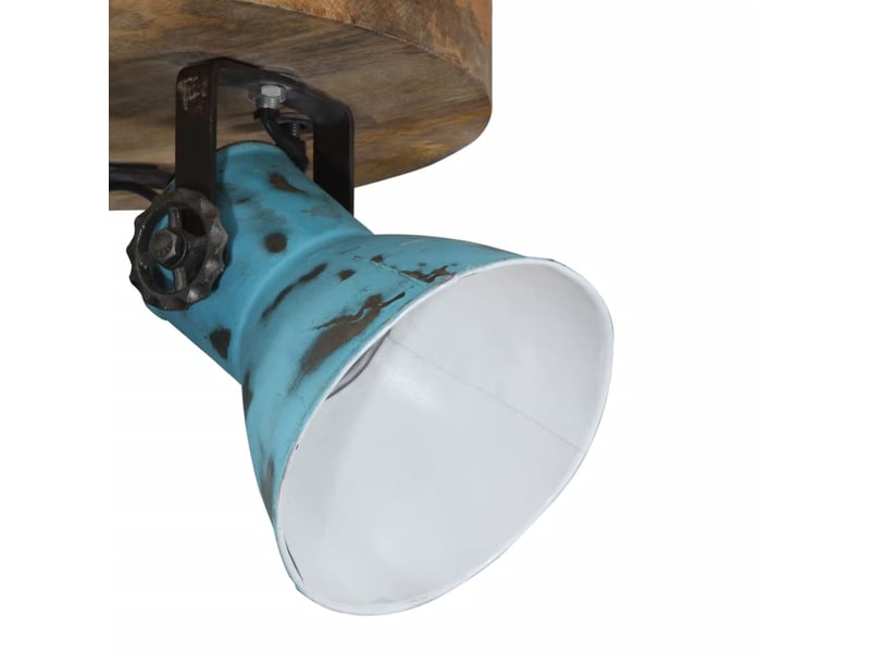  Plafonnier, lampe plafond 25 w bleu délavé 35x35x25 cm e27  - Conforama D