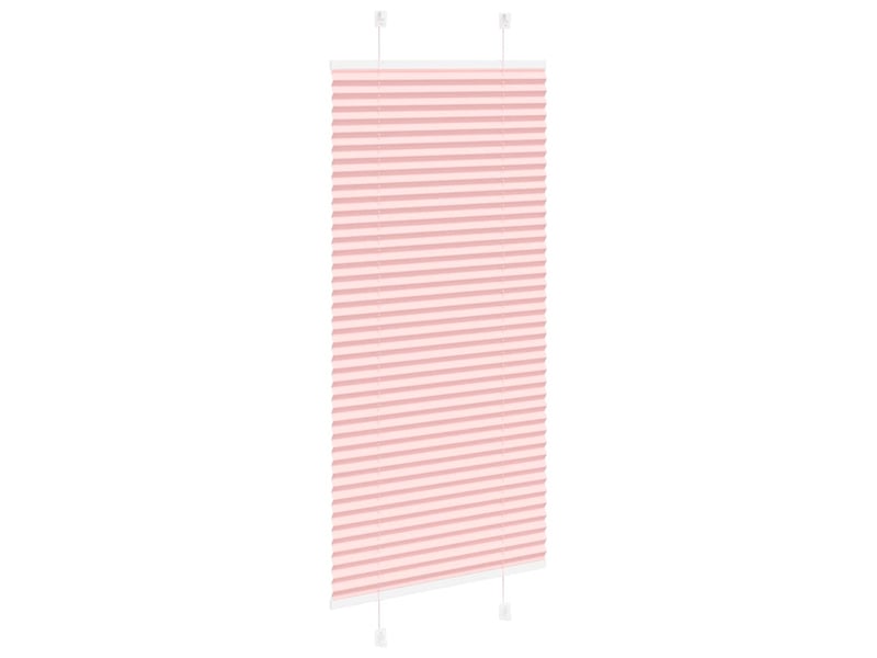  Store plissé, store de fenêtre rose 55x100 cm largeur du tissu 54,4 cm polyester cf46991  - Conforama D