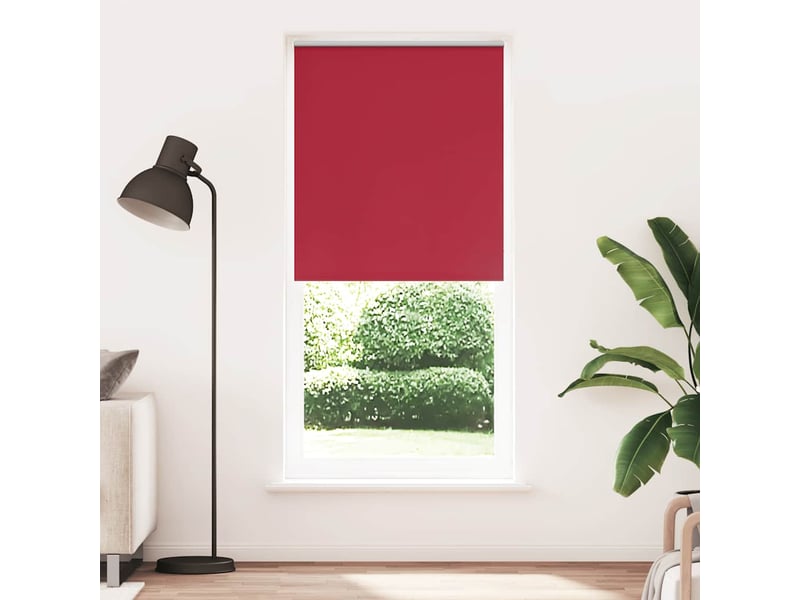  Store enrouleur occultant, store à rouleau 104,4 x 230 cm, largeur du tissu 100 cm, rouge cf45410  - Conforama B