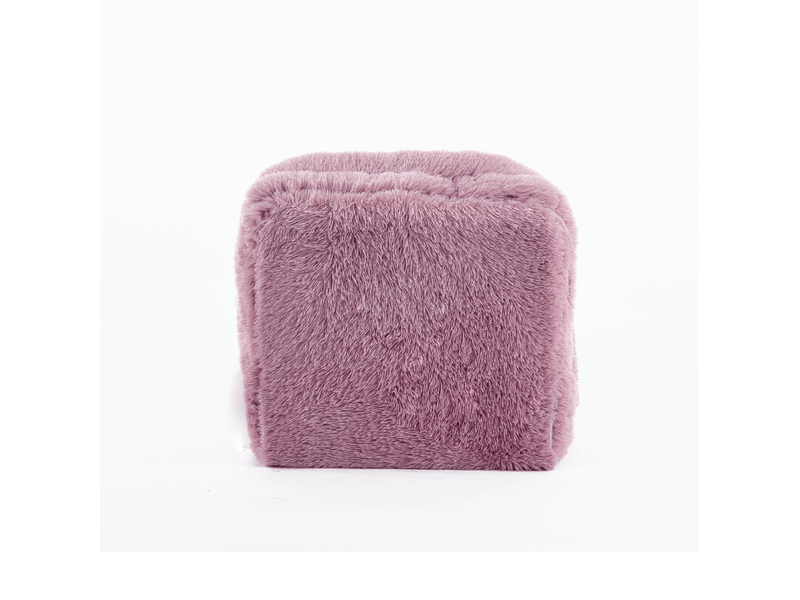  Fauteuil de sol réglable 5 positions rose en tissu, avec coussin, convertible en couchage 1 place confortable  - Conforama D